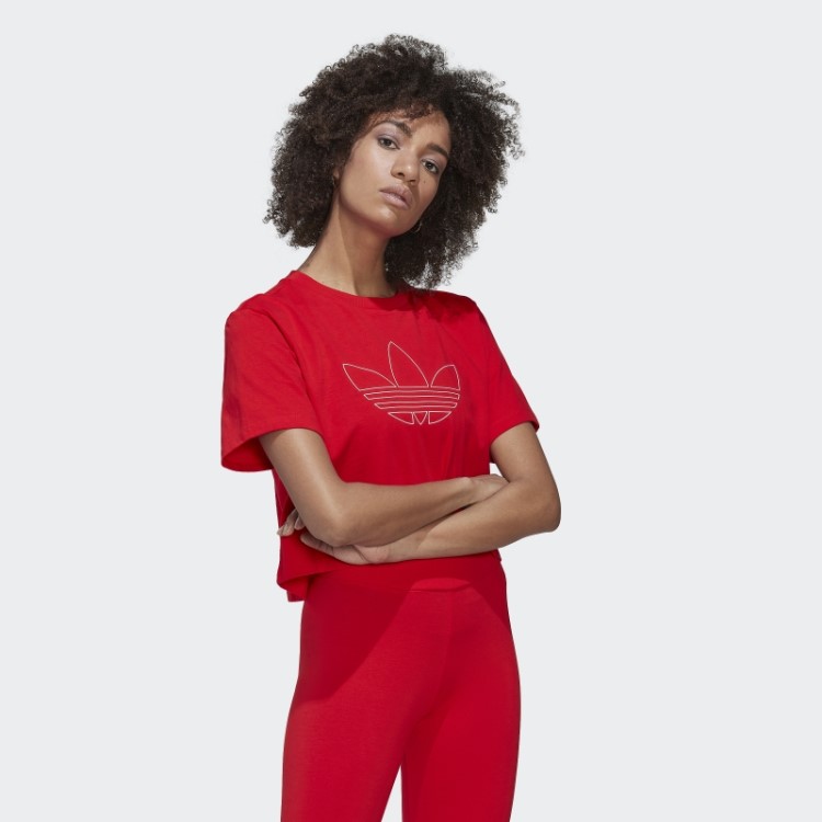 Top Vermelho Adidas