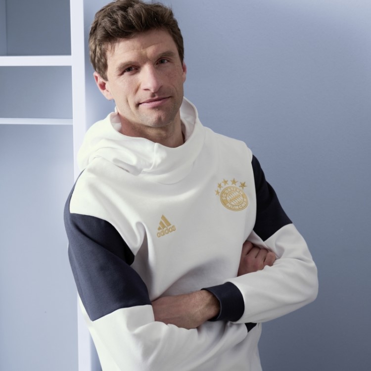 Adidas Fc Bayern Moletom De Viagem Branco