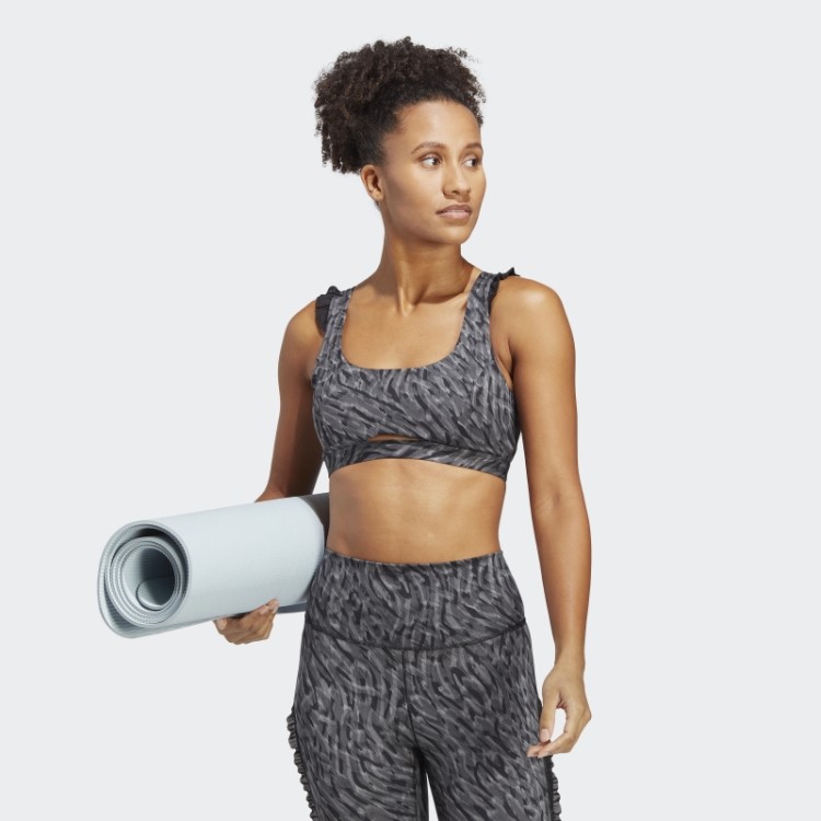 Sutiã De Suporte Médio Coreflow Studio Preto Adidas