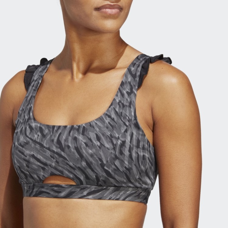 Sutiã De Suporte Médio Coreflow Studio Preto Adidas