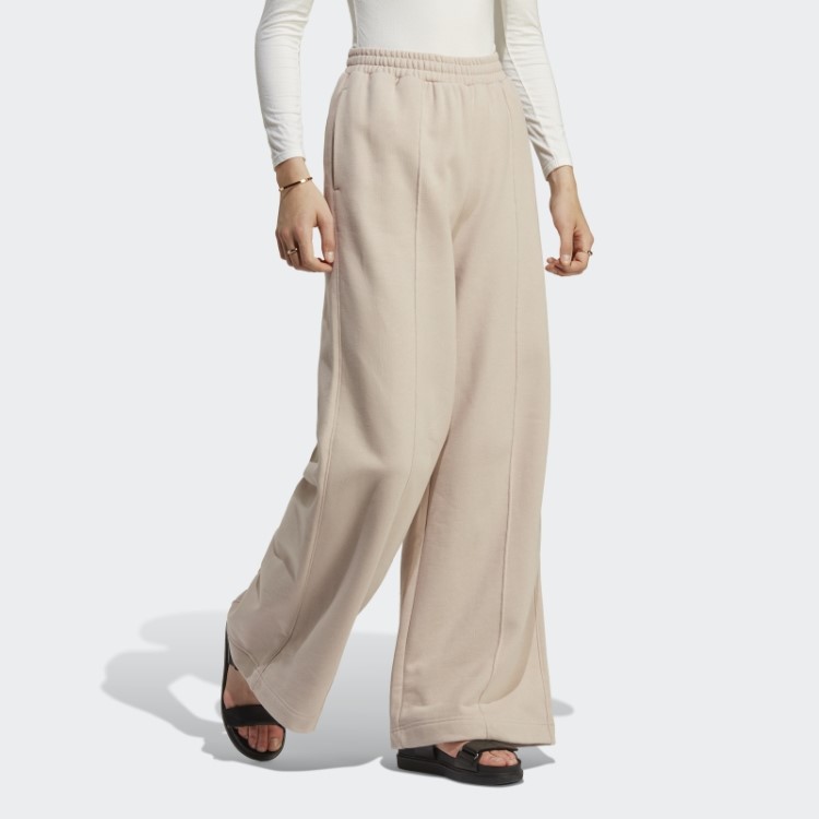 Adidas Taupe Premium Essentials Pintuck Joggers