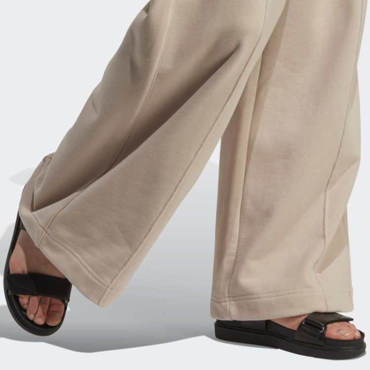 Adidas Taupe Premium Essentials Pintuck Joggers