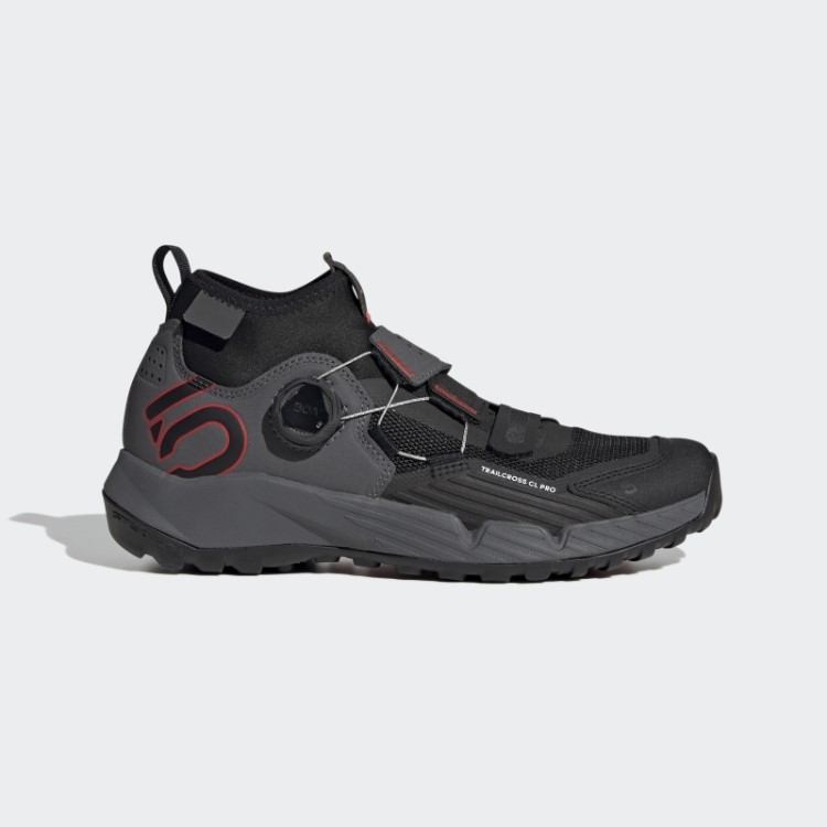 Sapato De Mountain Bike Cinza 5.10 Trailcross Pro Clip-in Com Adidas