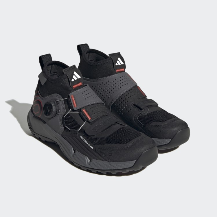 Sapato De Mountain Bike Cinza 5.10 Trailcross Pro Clip-in Com Adidas