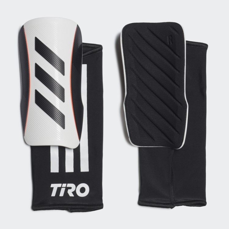 Caneleiras Brancas Tiro League Adidas