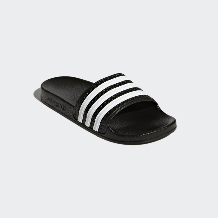 Chinelos Adilette Preto/branco Adidas