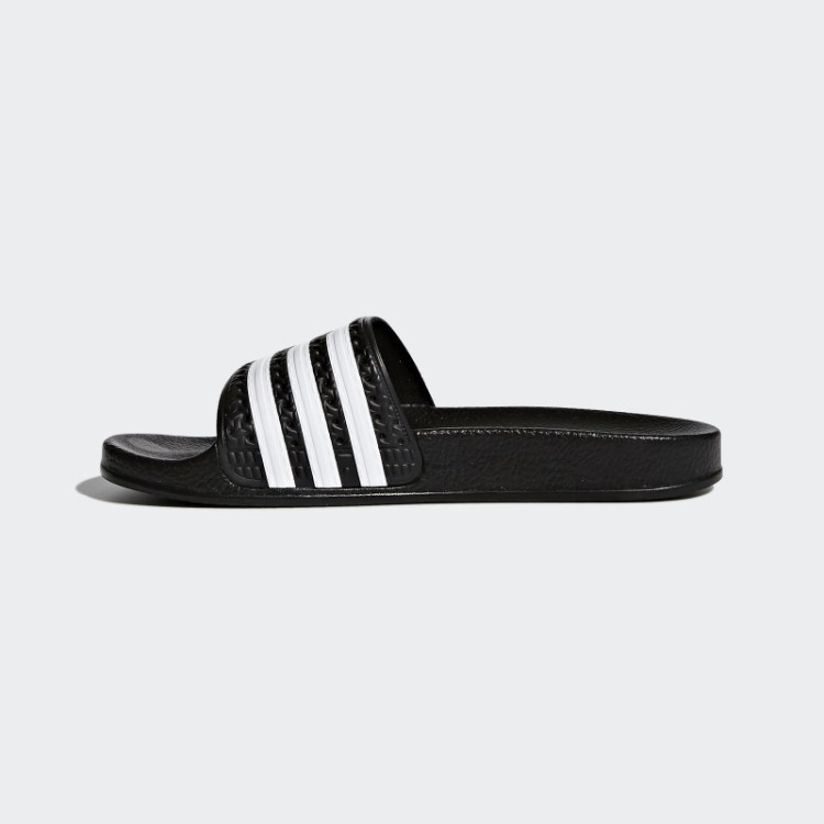 Chinelos Adilette Preto/branco Adidas