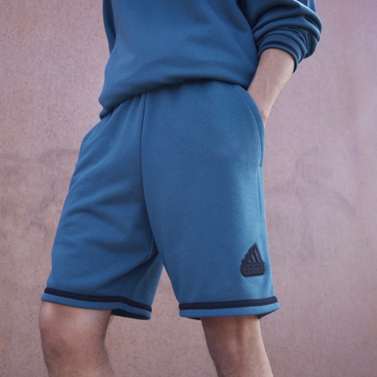 Shorts French Terry Adidas (gênero Neutro) Viridian