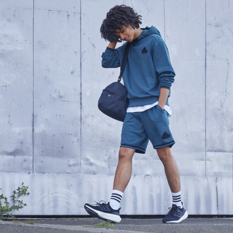 Shorts French Terry Adidas (gênero Neutro) Viridian