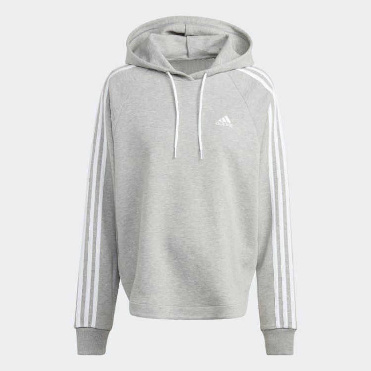Moletom Com Capuz Para Gestante Adidas Cinza Médio