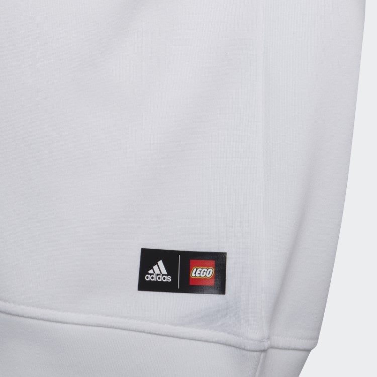 Adidas X Lego Vidiyo Moletom Com Gola Redonda Branco Quente