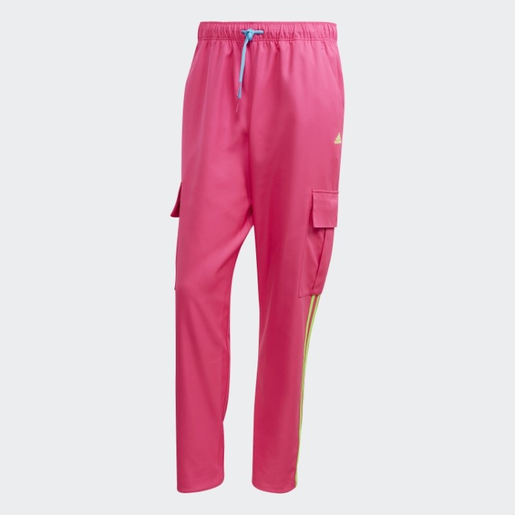 Calça Cargo Rosa Choque Adidas Kidcore