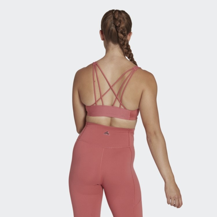 Sutiã De Suporte Médio Adidas Coreflow Vermelho
