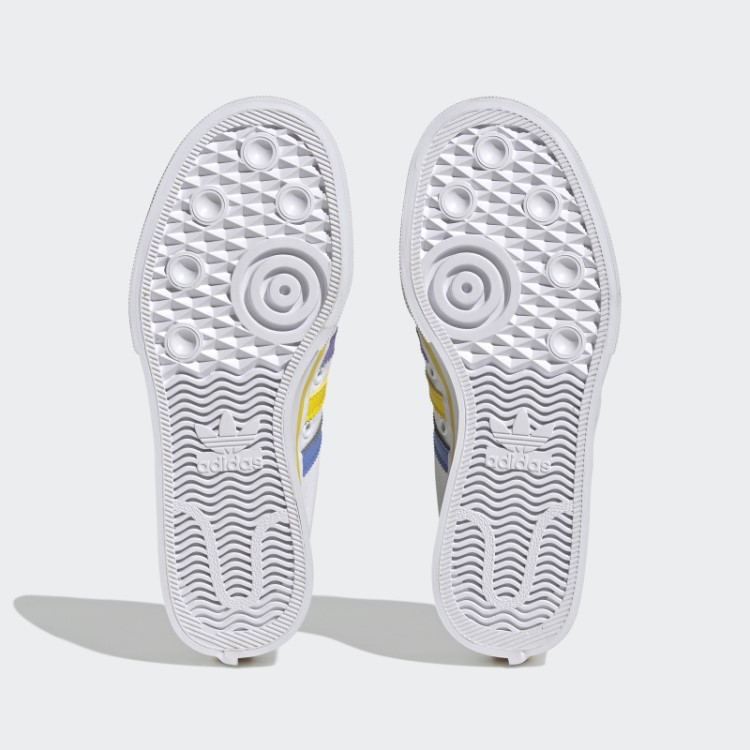 Sapatos De Plataforma Nizza Brancos Da Moda Adidas