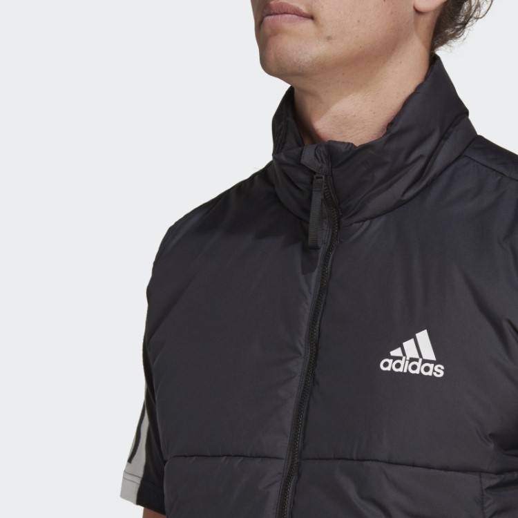 Colete Isolante Preto Com As 3 Listras Adidas