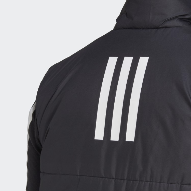 Colete Isolante Preto Com As 3 Listras Adidas
