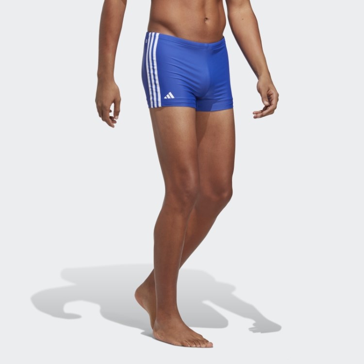 Boxers De Natação Clássicas Com As 3 Riscas Adidas Azuis