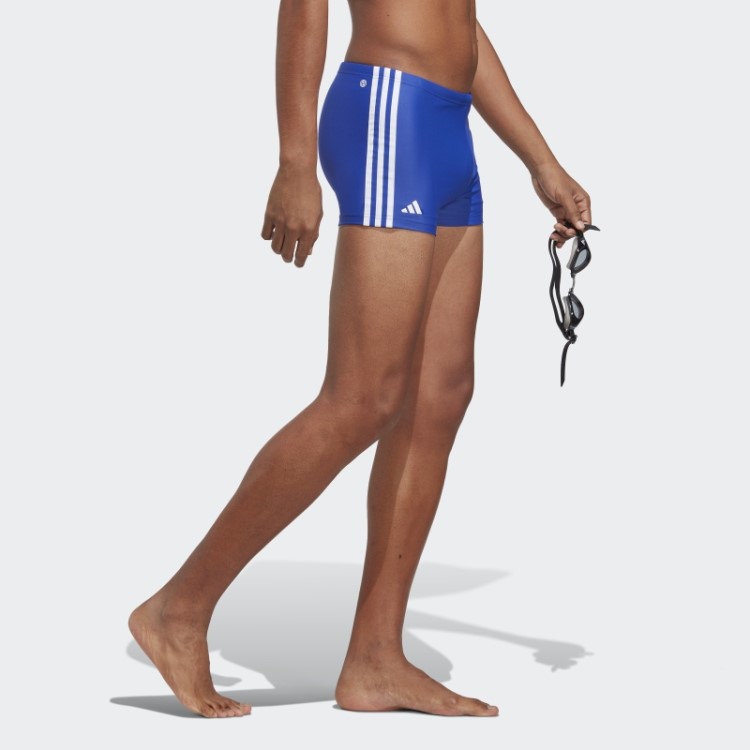 Boxers De Natação Clássicas Com As 3 Riscas Adidas Azuis