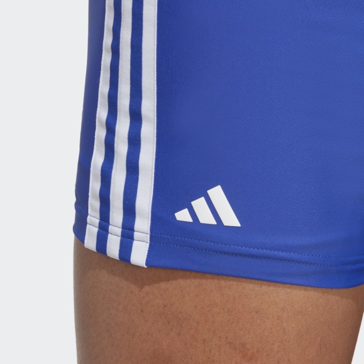 Boxers De Natação Clássicas Com As 3 Riscas Adidas Azuis