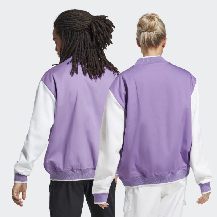 Jaqueta Colegial All Szn Logomania Adidas Violeta