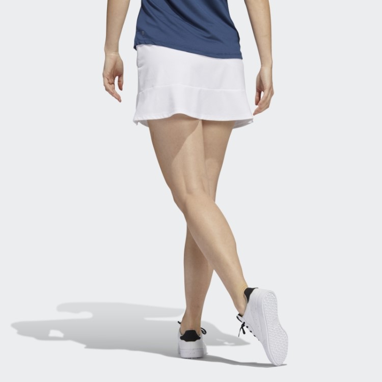 Saia Branca Com Babados Adidas