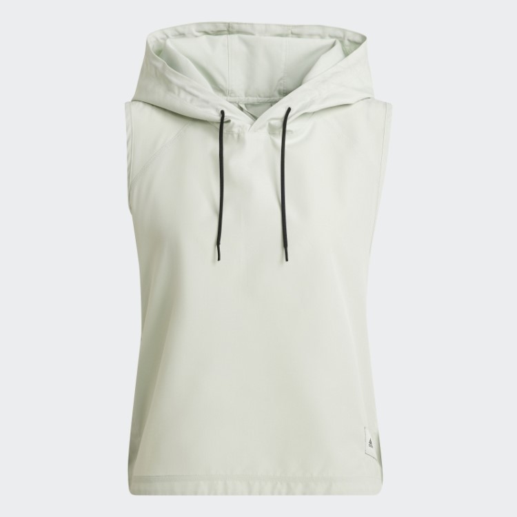 Parley Run For The Oceans Top Com Capuz Verde Adidas
