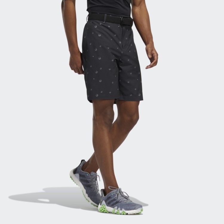 Short Preto Adidas Ultimate365 Com Estampa Allover De 9 Polegadas