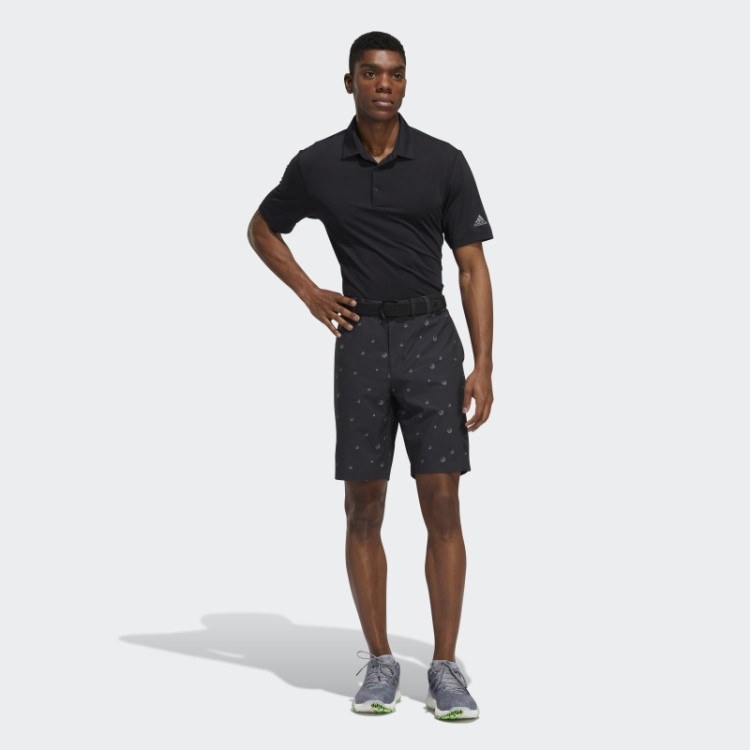 Short Preto Adidas Ultimate365 Com Estampa Allover De 9 Polegadas
