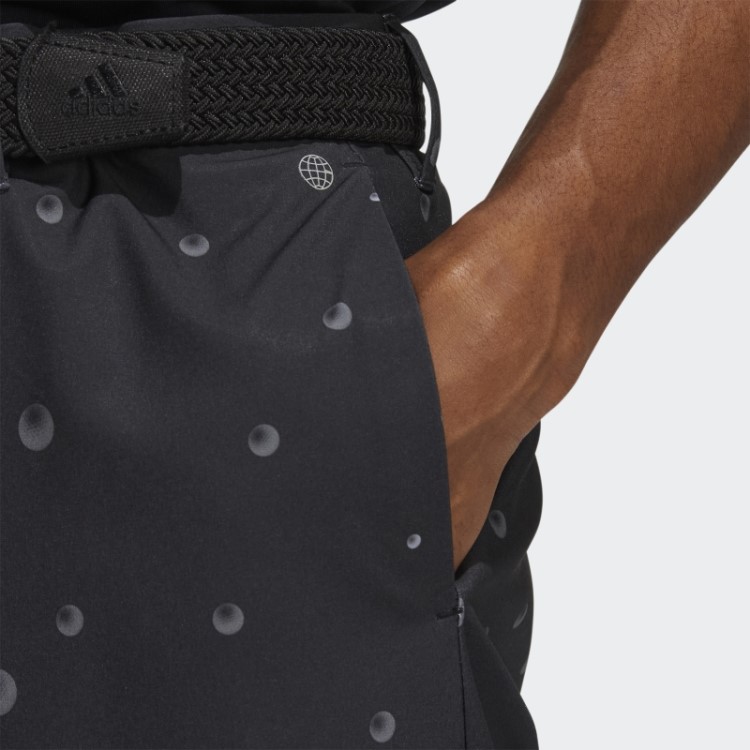 Short Preto Adidas Ultimate365 Com Estampa Allover De 9 Polegadas
