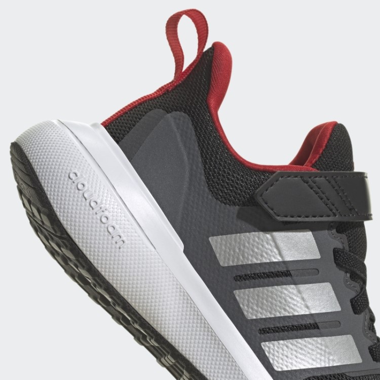 Scarlet Adidas Fortarun 2.0 Cloudfoam Sapatos De Renda Elástica Com Tira Superior