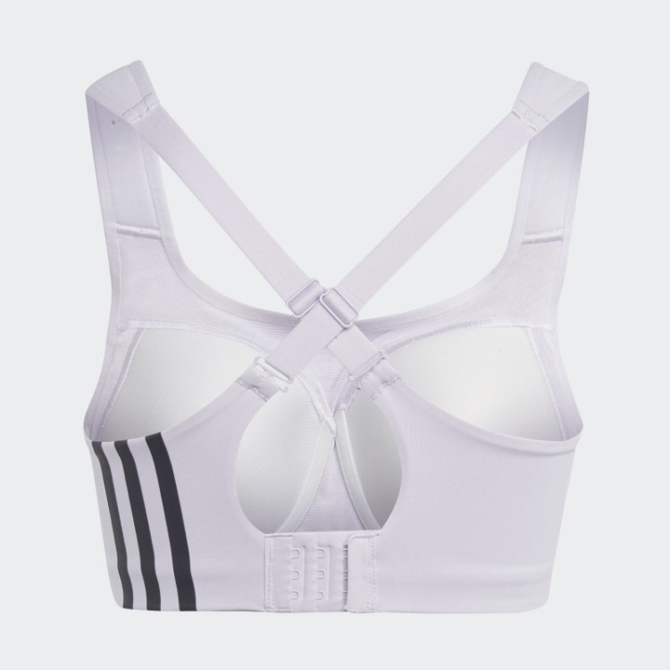 Sutiã De Alto Suporte Para Treino De Impacto Adidas Tlrd Hot Dawn Prateado