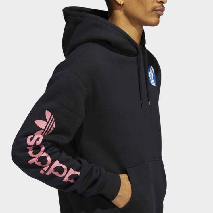 Moletom Com Capuz Caixa De Coração Og Preto Adidas