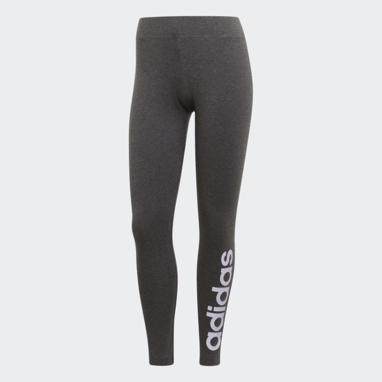 Leggings Lineares Essenciais Urze Cinza Escuro Adidas