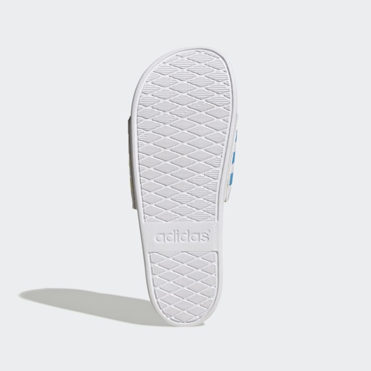 Chinelos De Conforto Adilette Adidas Brilham Em Azul