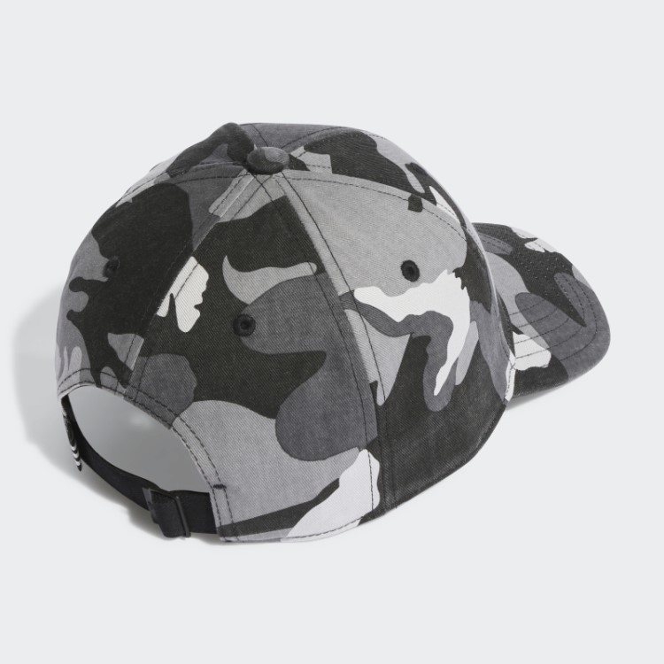 Boné De Beisebol Camuflado Adidas Preto