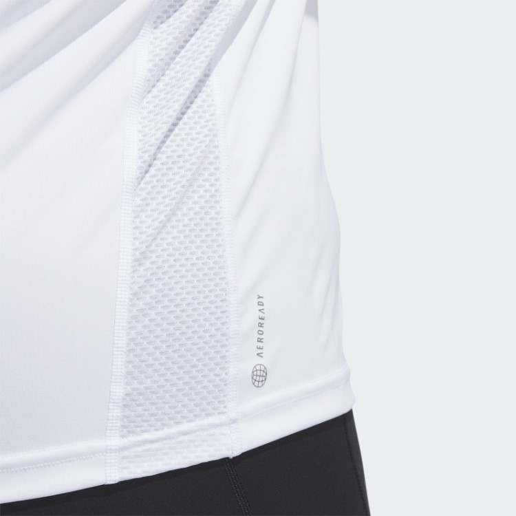 Branca Possui A Camiseta Run (tamanho Grande) Adidas