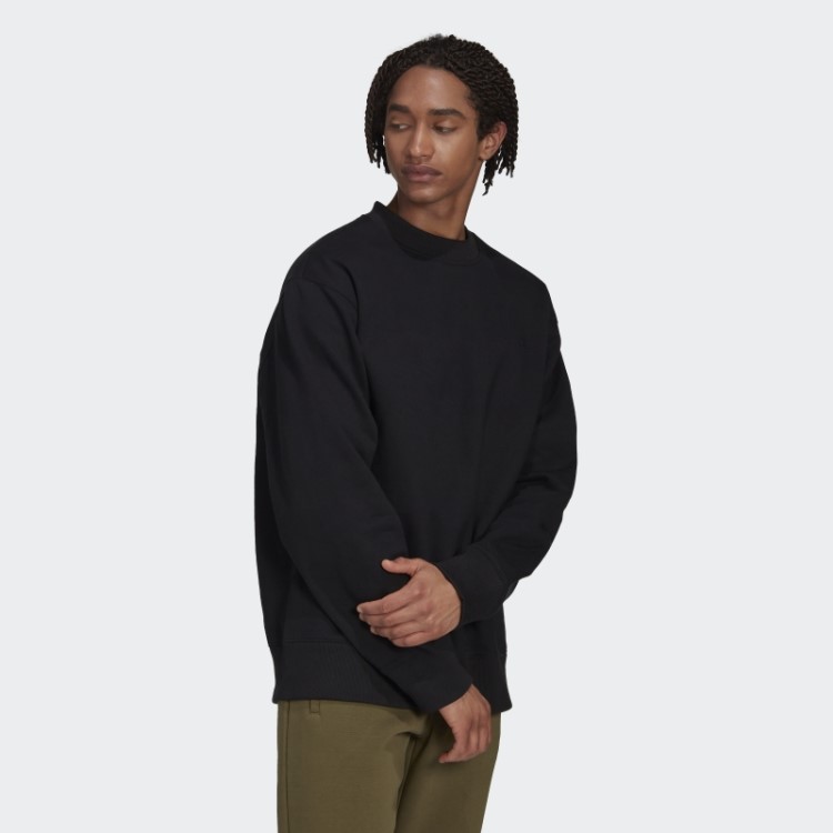 Moletom Preto Adidas Adicolor Contemtempo Crew