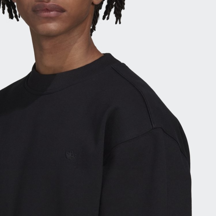 Moletom Preto Adidas Adicolor Contemtempo Crew