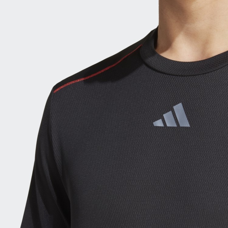 Camiseta Adidas Workout Base Logo Transparente