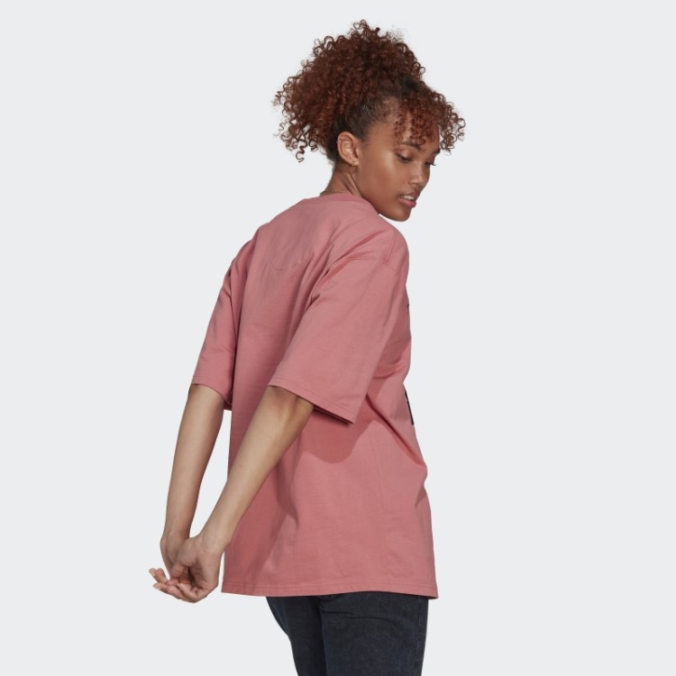 Camiseta Oversized Vermelha Adidas