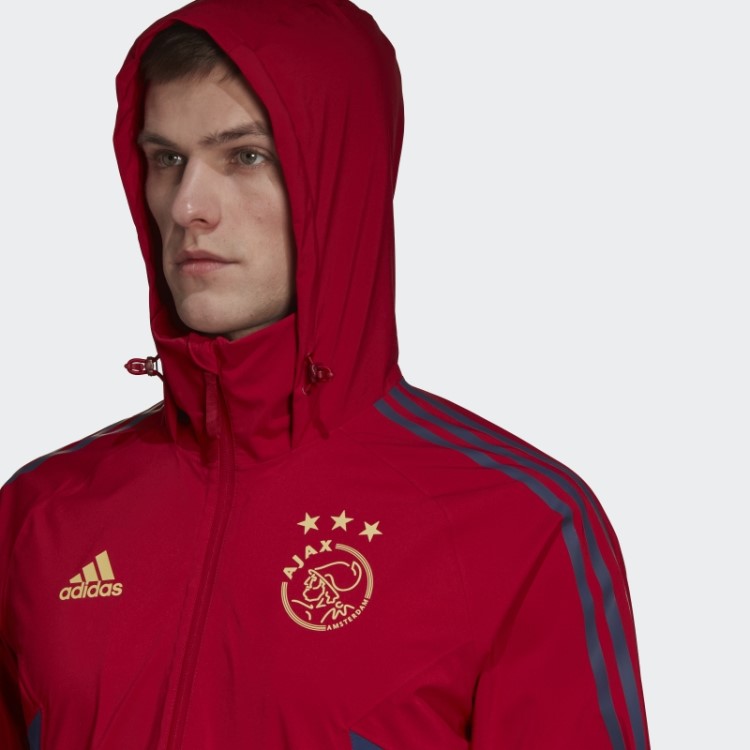 Ajax Amsterdam Condivo 22 Jaqueta Storm Vermelho Adidas Vitória