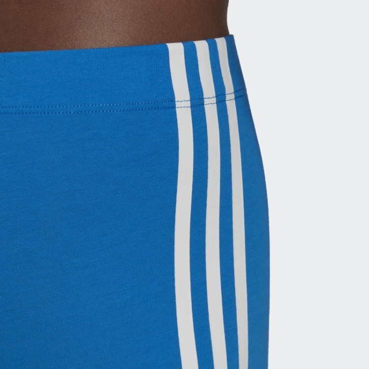 Cueca Baú Com As Três Listras Comfort Flex Cotton (3 Pares) Adidas White