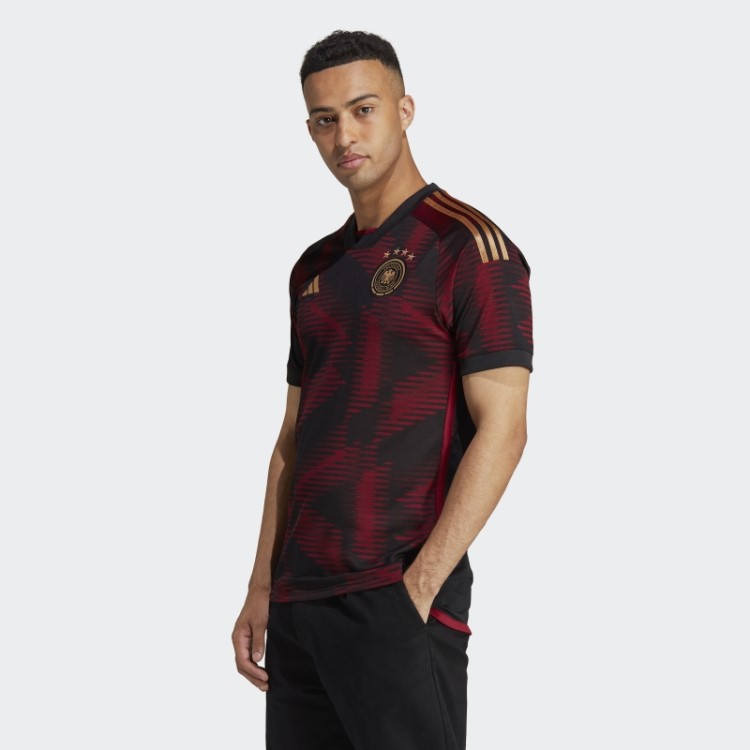 Camisa Preta Alemanha 22 Away Adidas Quente