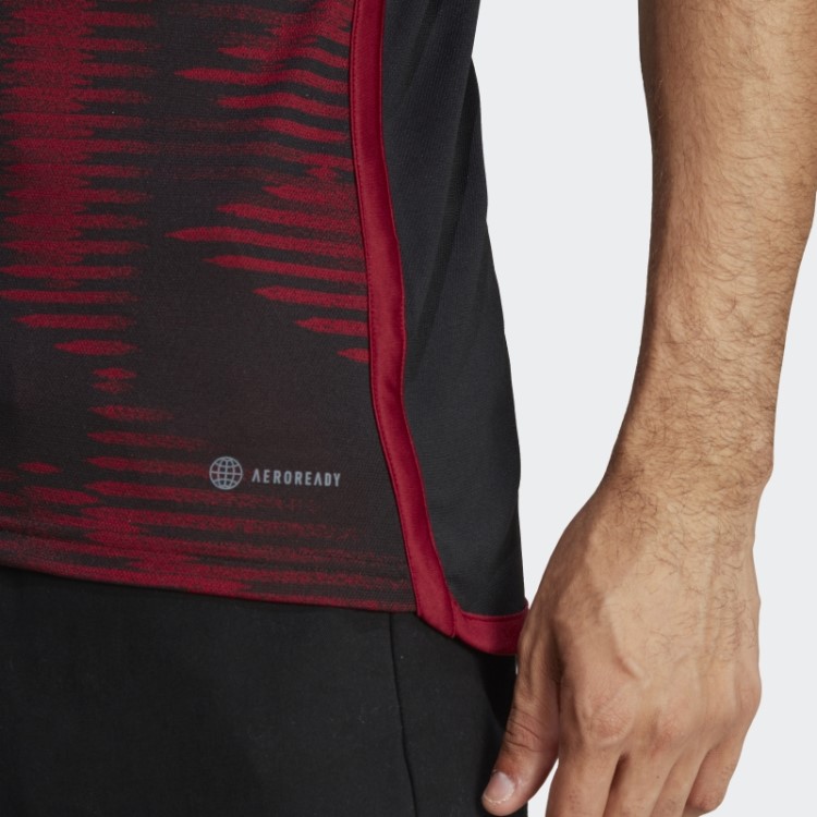 Camisa Preta Alemanha 22 Away Adidas Quente