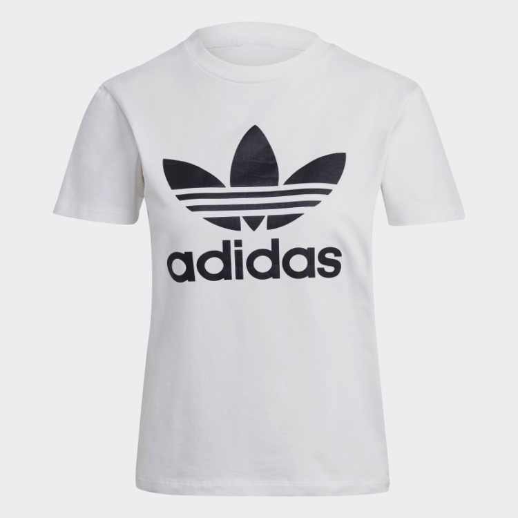 Camiseta Adicolor Classics Trefoil Branca Adidas