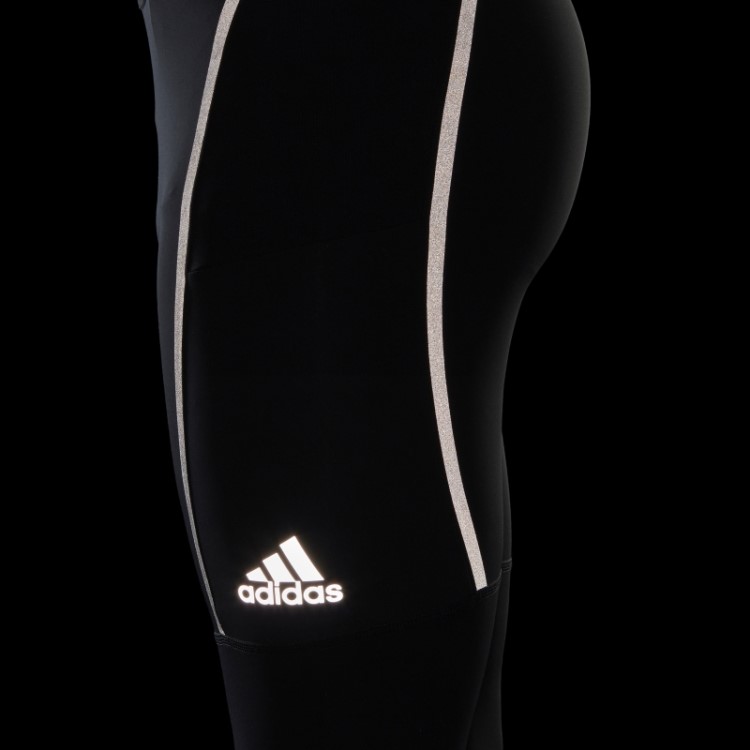 Meia-calça Preta Adidas Sábado Longo