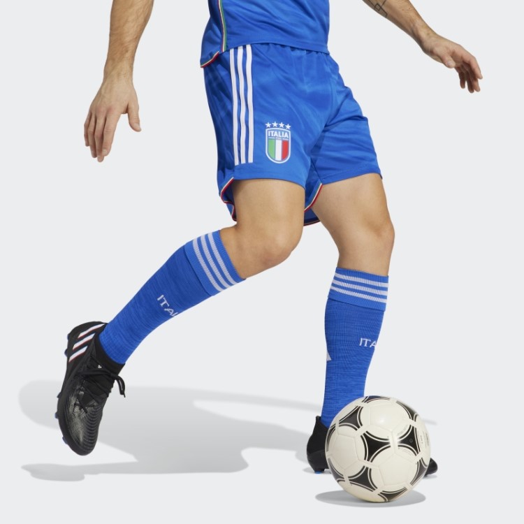 Bermuda Azul Itália 23 Em Casa Adidas