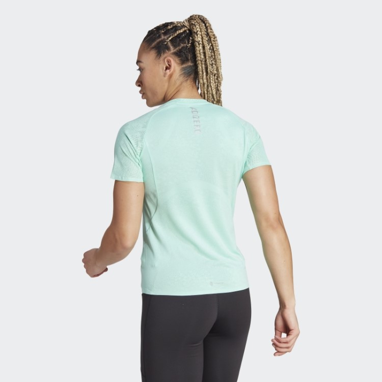 Camiseta Verde Adidas Adizero Running