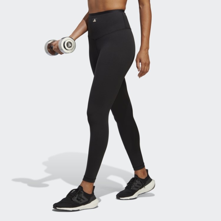 Legging Preta Adidas Sports Club Cintura Alta 7/8