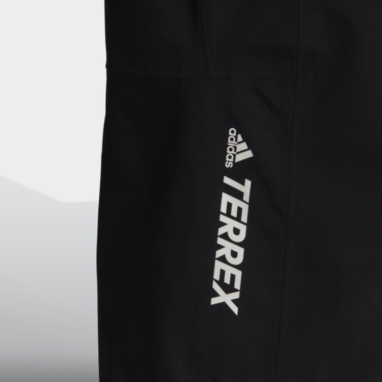 Elegantes Calças Bib Isoladas De Duas Camadas Adidas Pretas